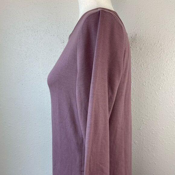 NWT Ideology Mauve Long Sleeve Top Size S - Picture 4 of 8